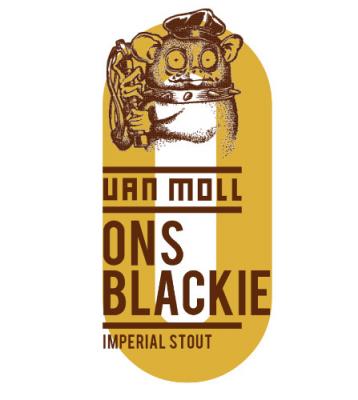 van moll ons blackie bier logo
